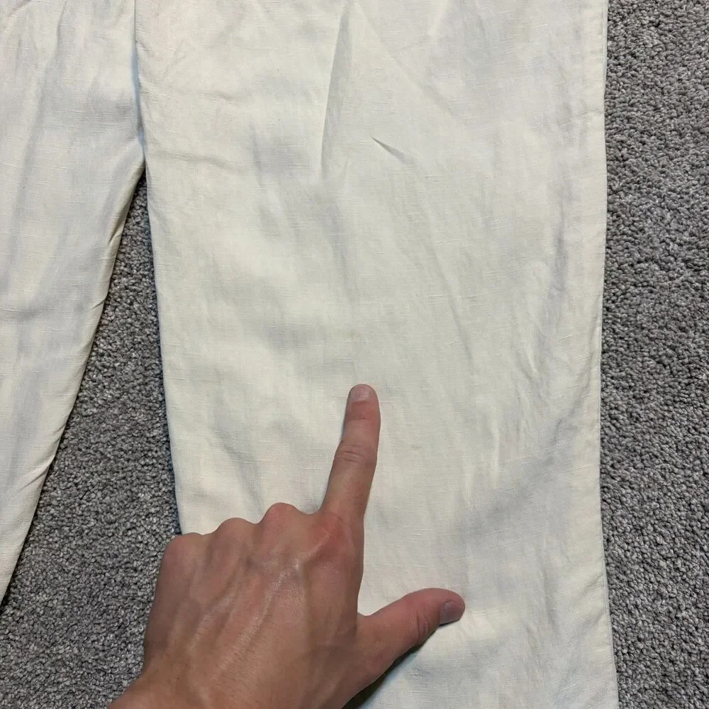 Vintage Polo Ralph Lauren Linen Silk Trousers Classic Fit Men’s 30x30 Breathable